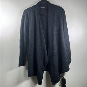 Barefoot Dreams Black Drape Cardigan Size S/M